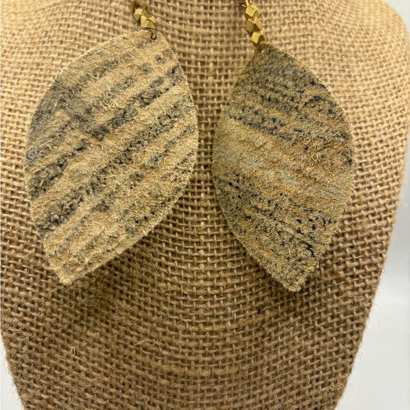 Leather Earrings - Picture 3 of 4